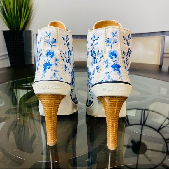 Ralph Lauren Collection Purple Label Raelyn Floral Trainer Pump Women’s Size 8.5 - Picture 6 of 10